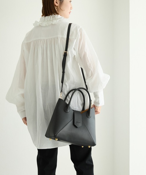 HASHIBAMI(ハシバミ)の「【HASHIBAMI】フェズ ハンドバッグ(ショルダーバッグ・レディース・ブラック/ダークブラウン/ベージュ・FREE)」の22枚目の写真