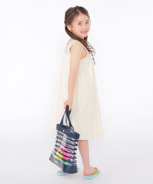SHIPS(シップス)の「SHIPS KIDS:ビーチ バック(ショルダーバッグ・キッズ・ライラック/ネイビー・ONE SIZE)」の4枚目の写真