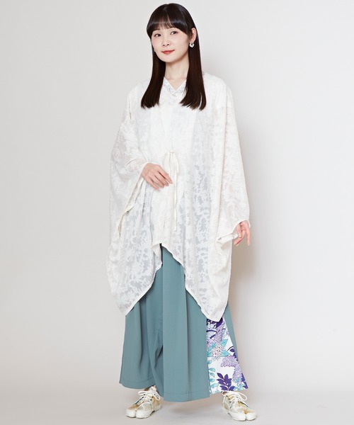 カヤ（カヤ）の「【カヤ】透かし花トップス（その他トップス・レディース・キナリ/スミクロ/ライトブルー・FREE）」の9枚目の写真