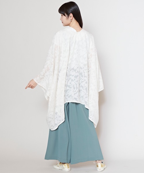 カヤ（カヤ）の「【カヤ】透かし花トップス（その他トップス・レディース・キナリ/スミクロ/ライトブルー・FREE）」の11枚目の写真