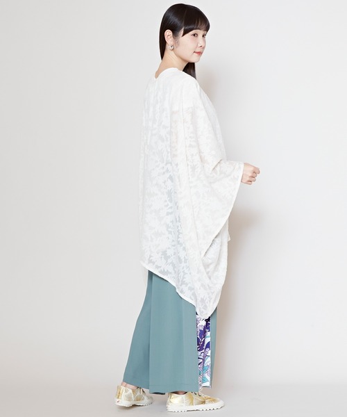 カヤ（カヤ）の「【カヤ】透かし花トップス（その他トップス・レディース・キナリ/スミクロ/ライトブルー・FREE）」の13枚目の写真