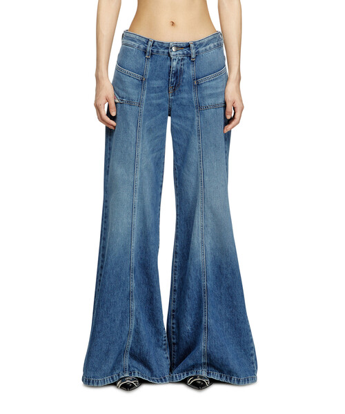 DIESEL(ディーゼル)の「ウィメンズ デニムパンツ FLARE D-AKII L.30(デニムパンツ・レディース・インディゴブルー・23inch/25inch/27inch/29inch)」の6枚目の写真