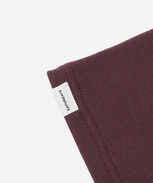 Saturdays NYC（サタデーズ ニューヨークシティ ）の「Striped Varsity 1/2 Sleeve Sweat（スウェット・メンズ・ダークグリーン/ブラック/ワイン・M/S/XL/L）」の7枚目の写真