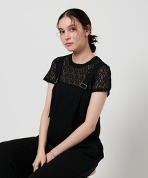 BEAUTY&YOUTH UNITED ARROWS | フラワーレース ショートスリーブ プルオーバー(Tシャツ/カットソー)