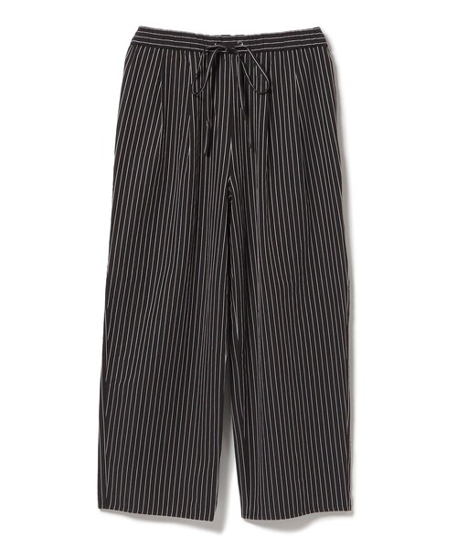 BEAMS HEART（ビームスハート）の「テーパード ストライプ イージー パンツ（その他パンツ・レディース・ブラック/カーキ/ベージュ・FREE）」の4枚目の写真