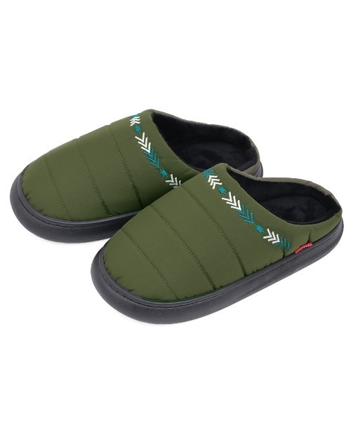 チチカカ(チチカカ)の「ネイティブ刺繍キルティングスリッポン(スリッポン・レディース・カーキ/ブラック・MEDIUM/LARGE/XX-LARGE)」の7枚目の写真