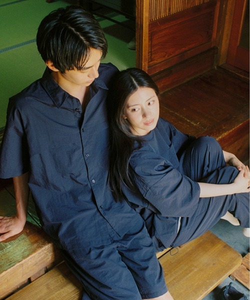 BROKEN BASE(ブロークンベース)の「4-Way Shirt SS(シャツ/ブラウス・メンズ・ネイビー/ブラック・MEDIUM/LARGE)」の3枚目の写真