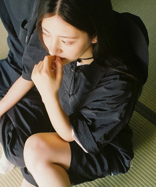 BROKEN BASE(ブロークンベース)の「4-Way Shirt SS(シャツ/ブラウス・メンズ・ネイビー/ブラック・MEDIUM/LARGE)」の7枚目の写真