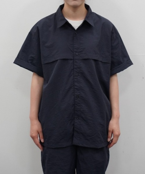 BROKEN BASE(ブロークンベース)の「4-Way Shirt SS(シャツ/ブラウス・メンズ・ネイビー/ブラック・MEDIUM/LARGE)」の18枚目の写真