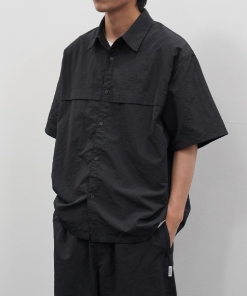 BROKEN BASE(ブロークンベース)の「4-Way Shirt SS(シャツ/ブラウス・メンズ・ネイビー/ブラック・MEDIUM/LARGE)」の9枚目の写真