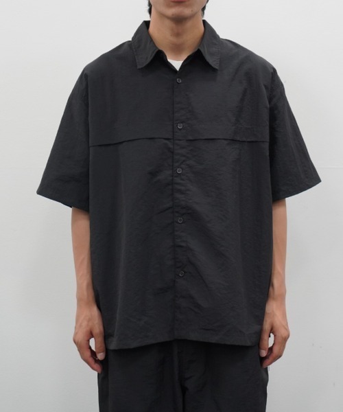 BROKEN BASE(ブロークンベース)の「4-Way Shirt SS(シャツ/ブラウス・メンズ・ネイビー/ブラック・MEDIUM/LARGE)」の10枚目の写真