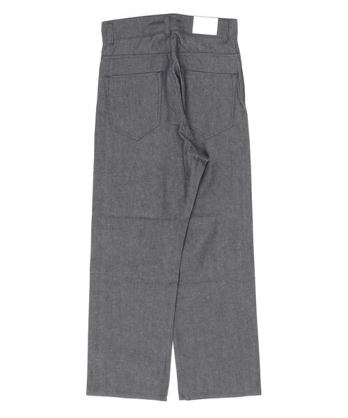 CINOH（チノ）の「HI-WAIST WIDE DENIM（デニムパンツ・レディース・ライトグレー・26）」の2枚目の写真