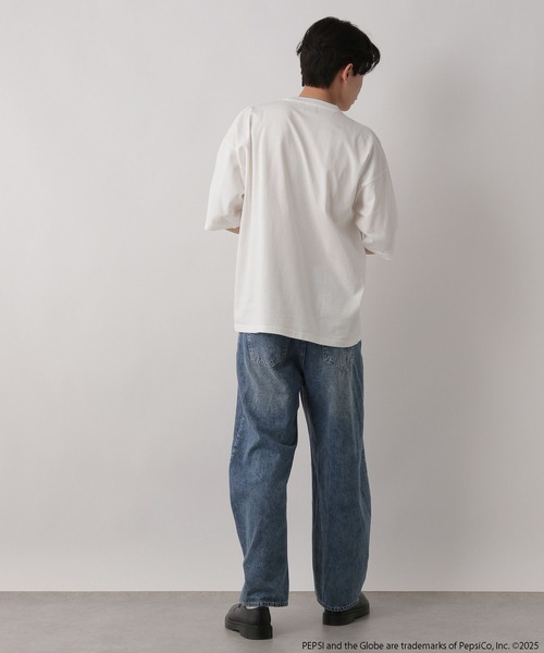 LOWRYS FARM(ローリーズファーム)の「PEPSI/TSS 499899(Tシャツ/カットソー・メンズ・チャコールグレー/ブルー/ホワイト・LARGE/MEDIUM)」の5枚目の写真