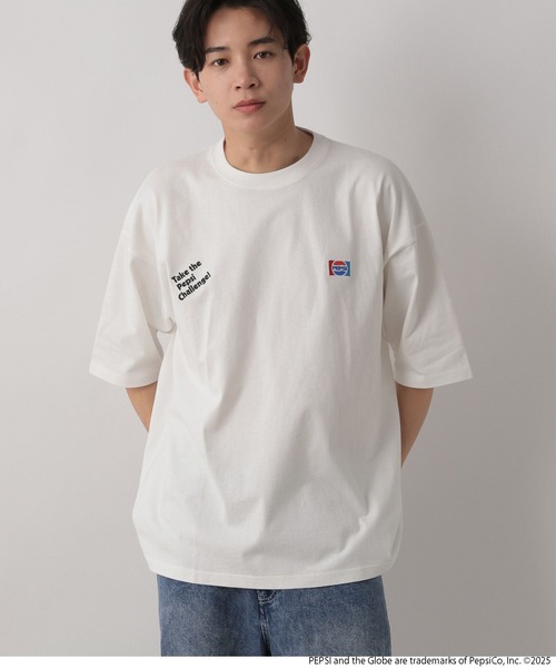 LOWRYS FARM(ローリーズファーム)の「PEPSI/TSS 499899(Tシャツ/カットソー・メンズ・チャコールグレー/ブルー/ホワイト・LARGE/MEDIUM)」の7枚目の写真