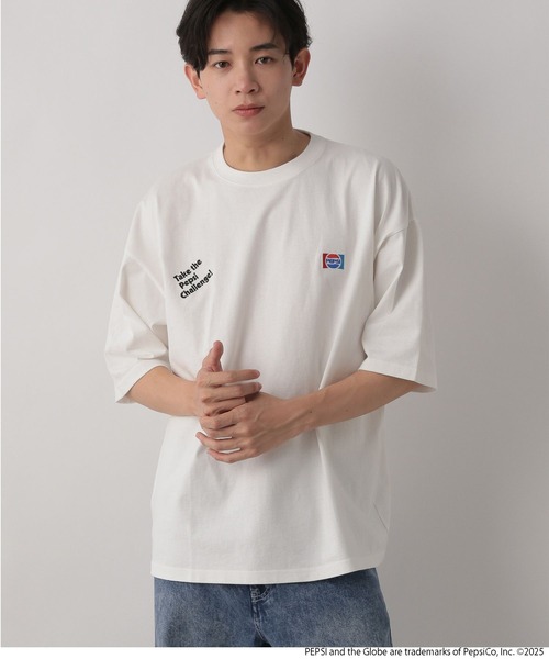 LOWRYS FARM(ローリーズファーム)の「PEPSI/TSS 499899(Tシャツ/カットソー・メンズ・チャコールグレー/ブルー/ホワイト・LARGE/MEDIUM)」の8枚目の写真