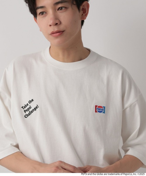 LOWRYS FARM(ローリーズファーム)の「PEPSI/TSS 499899(Tシャツ/カットソー・メンズ・チャコールグレー/ブルー/ホワイト・LARGE/MEDIUM)」の10枚目の写真