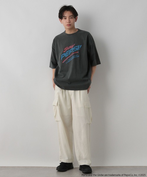 LOWRYS FARM(ローリーズファーム)の「PEPSI/TSS 499899(Tシャツ/カットソー・メンズ・チャコールグレー/ブルー/ホワイト・LARGE/MEDIUM)」の11枚目の写真