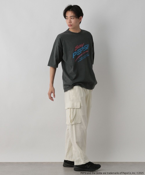 LOWRYS FARM(ローリーズファーム)の「PEPSI/TSS 499899(Tシャツ/カットソー・メンズ・チャコールグレー/ブルー/ホワイト・LARGE/MEDIUM)」の12枚目の写真