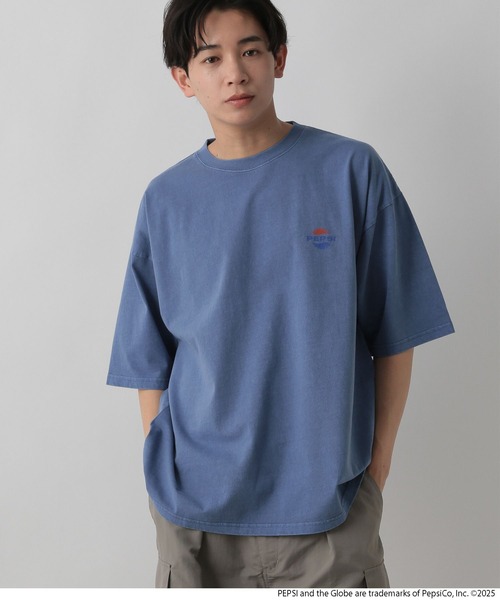 LOWRYS FARM(ローリーズファーム)の「PEPSI/TSS 499899(Tシャツ/カットソー・メンズ・チャコールグレー/ブルー/ホワイト・LARGE/MEDIUM)」の22枚目の写真
