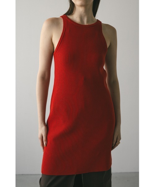 STYLEMIXER(スタイルミキサー)の「アメスリニットミニワンピース(ワンピース・レディース・レッド/アイボリー/カーキ・SMALL/MEDIUM)」の3枚目の写真