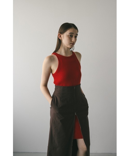 STYLEMIXER(スタイルミキサー)の「アメスリニットミニワンピース(ワンピース・レディース・レッド/アイボリー/カーキ・SMALL/MEDIUM)」の22枚目の写真