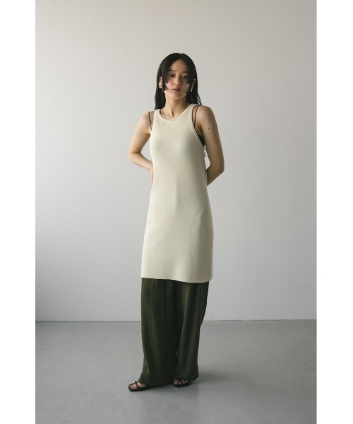 STYLEMIXER(スタイルミキサー)の「アメスリニットミニワンピース(ワンピース・レディース・レッド/アイボリー/カーキ・SMALL/MEDIUM)」の6枚目の写真