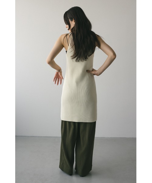 STYLEMIXER(スタイルミキサー)の「アメスリニットミニワンピース(ワンピース・レディース・レッド/アイボリー/カーキ・SMALL/MEDIUM)」の7枚目の写真