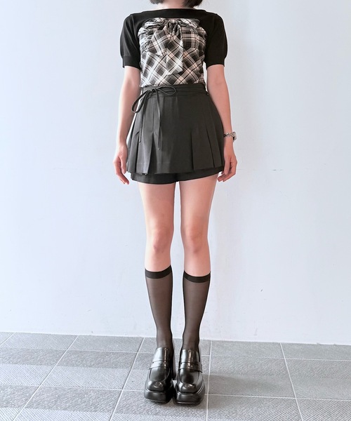 NOMAE（ノーマエ）の「レイヤードプリーツスカパン（スカート）」 - WEAR