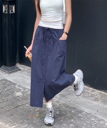 TONE SELECT WEAR（トーンセレクトウェア）の「【i-dare】ナイロン ドローコード付き ミモレ丈 カーゴスカート（スカート）」
