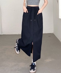 TONE SELECT WEAR（トーンセレクトウェア）の「【i-dare】ナイロン ドローコード付き ミモレ丈 カーゴスカート（スカート）」