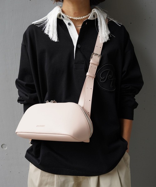 ADD CULUMN(アドカラム)の「ADD CULUMN(アドカラム) FIGRE BODYBAG(ショルダーバッグ・レディース・ブラウン/ブラック/ベビーピンク・F)」の1枚目の写真