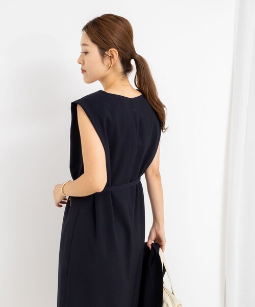 NOLLEY’S（ノーリーズ）の「ウォッシャブルエコボイル2WAYワンピース（ワンピース・レディース・キャメル/ネイビー・36/38）」の17枚目の写真