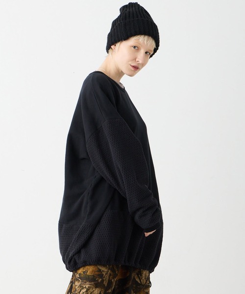 VIRGOwearworks（ヴァルゴウェアワークス）の「NEBULA HYBRID CREW SWT（スウェット・メンズ・チャコールグレー/ネイビー/ブラック・2/3/4）」の9枚目の写真