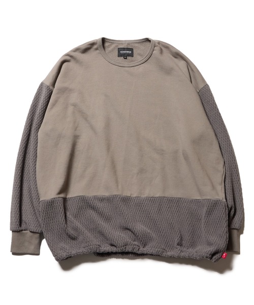 VIRGOwearworks（ヴァルゴウェアワークス）の「NEBULA HYBRID CREW SWT（スウェット・メンズ・チャコールグレー/ネイビー/ブラック・2/3/4）」の7枚目の写真