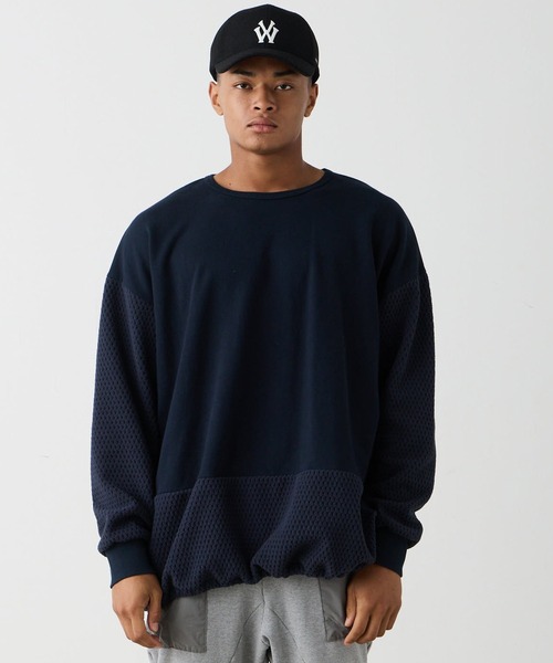 VIRGOwearworks（ヴァルゴウェアワークス）の「NEBULA HYBRID CREW SWT（スウェット・メンズ・チャコールグレー/ネイビー/ブラック・2/3/4）」の13枚目の写真