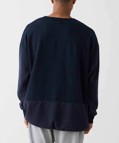 VIRGOwearworks（ヴァルゴウェアワークス）の「NEBULA HYBRID CREW SWT（スウェット・メンズ・チャコールグレー/ネイビー/ブラック・2/3/4）」の14枚目の写真