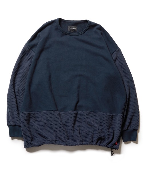 VIRGOwearworks（ヴァルゴウェアワークス）の「NEBULA HYBRID CREW SWT（スウェット・メンズ・チャコールグレー/ネイビー/ブラック・2/3/4）」の5枚目の写真