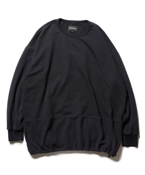 VIRGOwearworks（ヴァルゴウェアワークス）の「NEBULA HYBRID CREW SWT（スウェット・メンズ・チャコールグレー/ネイビー/ブラック・2/3/4）」の6枚目の写真