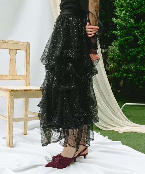 random pic volume skirt / ランダムピックボリュームスカート
