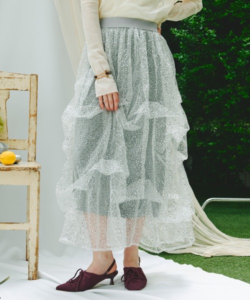 スカート lig. sheer volume skirt sheer volume skirt | Lig.