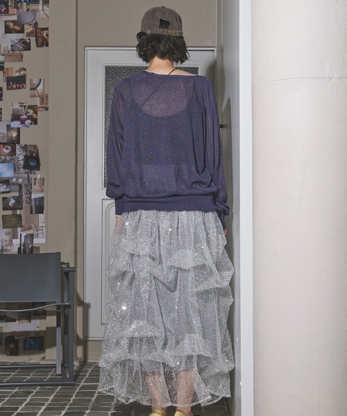 random pic volume skirt / ランダムピックボリュームスカート