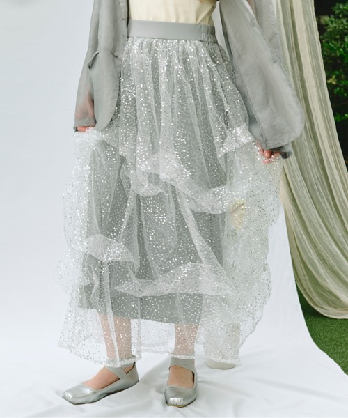 random pic volume skirt / ランダムピックボリュームスカート