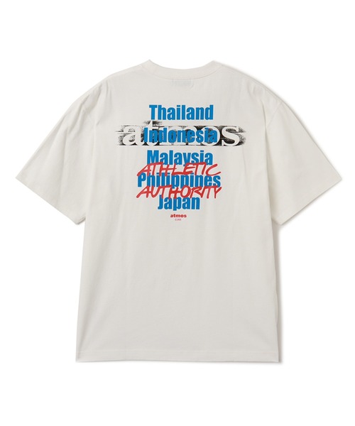atmos(アトモス)の「atmos Layered Logo T-shirt / アトモス レイヤード ロゴ ティーシャツ(Tシャツ/カットソー・メンズ・ブラウン/グリーン/ホワイト/チャコール・M/XL/L/XXL)」の1枚目の写真