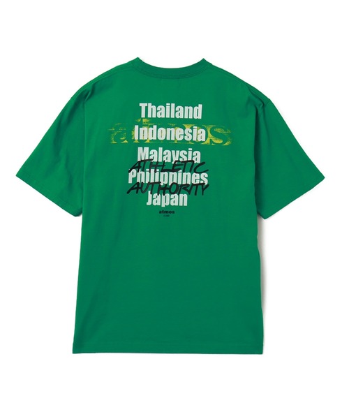 atmos(アトモス)の「atmos Layered Logo T-shirt / アトモス レイヤード ロゴ ティーシャツ(Tシャツ/カットソー・メンズ・ブラウン/グリーン/ホワイト/チャコール・M/XL/L/XXL)」の4枚目の写真