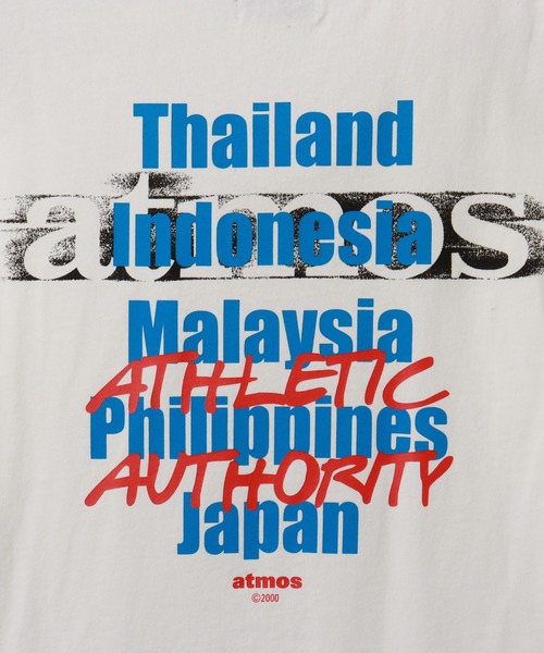 atmos(アトモス)の「atmos Layered Logo T-shirt / アトモス レイヤード ロゴ ティーシャツ(Tシャツ/カットソー・メンズ・ブラウン/グリーン/ホワイト/チャコール・M/XL/L/XXL)」の5枚目の写真