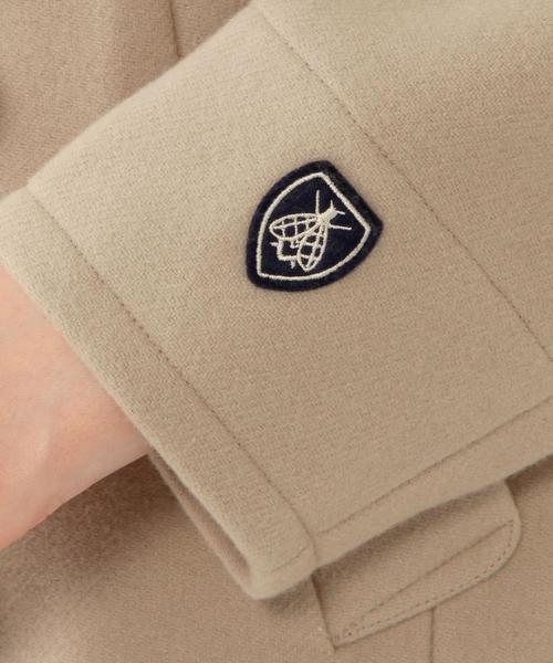 UNITED ARROWS（ユナイテッドアローズ）の「＜ORCIVAL（オーシバル）＞メルトン コート（ピーコート・レディース・ベージュ/ネイビー・フリー）」の12枚目の写真