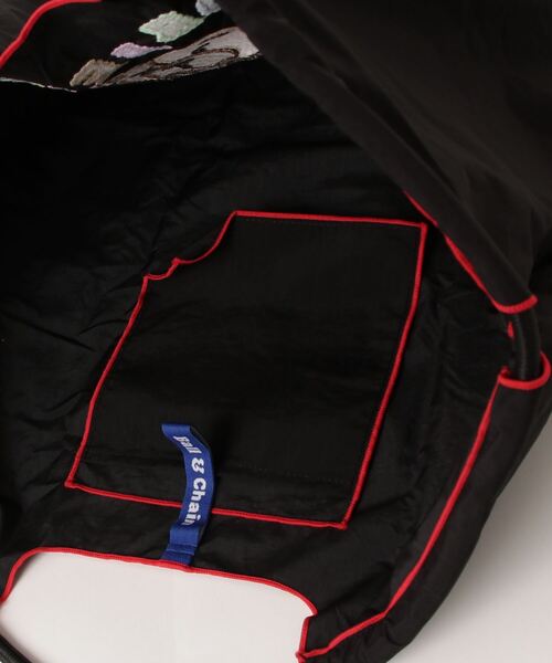 DOUBLE STANDARD CLOTHING(ダブルスタンダードクロージング)の「Ball&Chain / グリービーベア ショッピングバッグ(エコバッグ/サブバッグ・レディース・ブラック/オリーブ・FREE)」の7枚目の写真