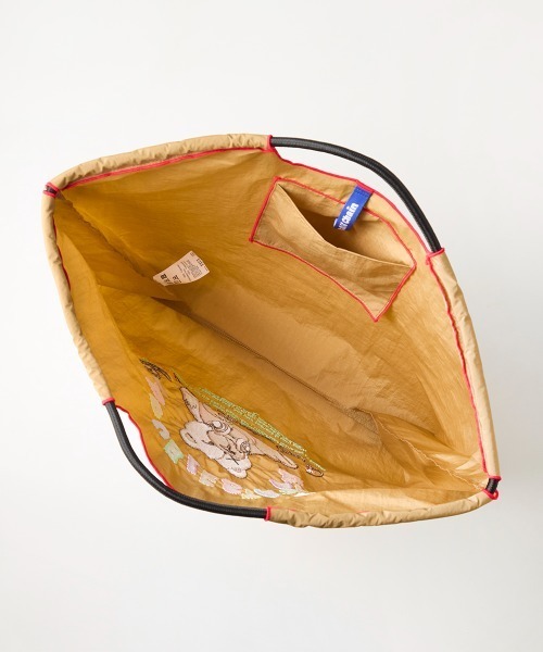 DOUBLE STANDARD CLOTHING(ダブルスタンダードクロージング)の「Ball&Chain / グリービーベア ショッピングバッグ(エコバッグ/サブバッグ・レディース・ブラック/オリーブ・FREE)」の14枚目の写真