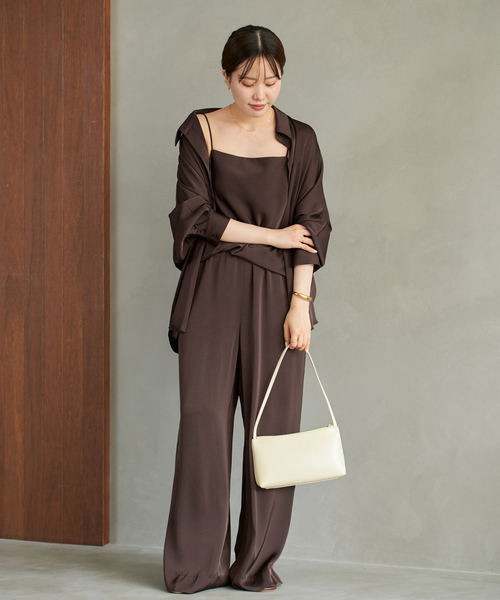 セール】dull satin dolman ブラウス（シャツ/ブラウス）｜Plage