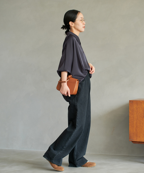 dull satin dolman ブラウス（シャツ/ブラウス）｜Plage